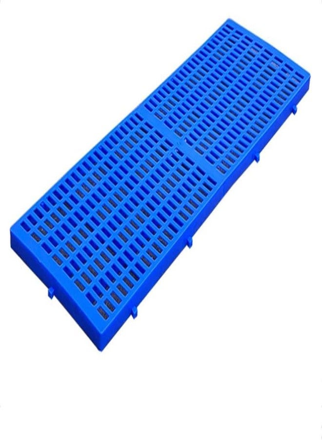 KsPups Pet Plastic Flooring Mat for Dog/Cat/Rabbit/Goat Multipurpose Floor Mat 36x12 Inch I Pack of- 2 Pcs Blue` - Image 3